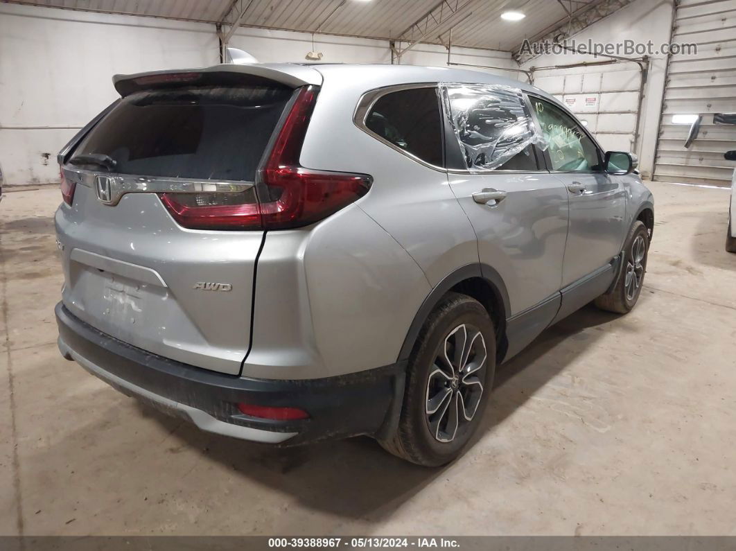 2020 Honda Cr-v Awd Ex Silver vin: 5J6RW2H55LA018262