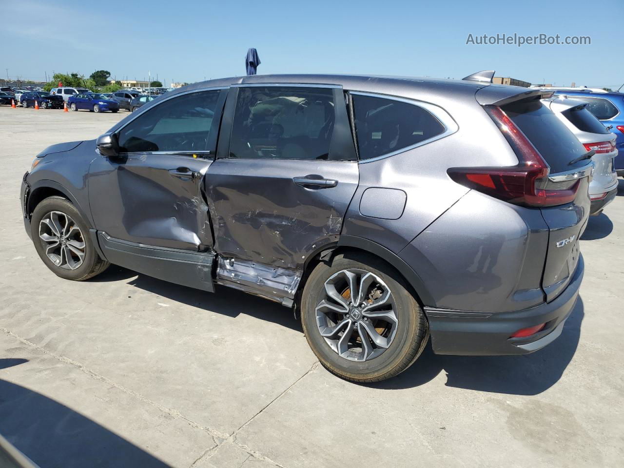 2020 Honda Cr-v Ex Серый vin: 5J6RW2H55LL038760