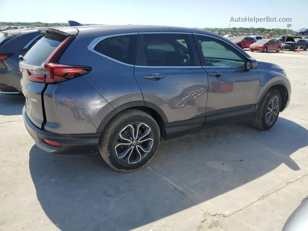 2020 Honda Cr-v Ex Серый vin: 5J6RW2H55LL038760