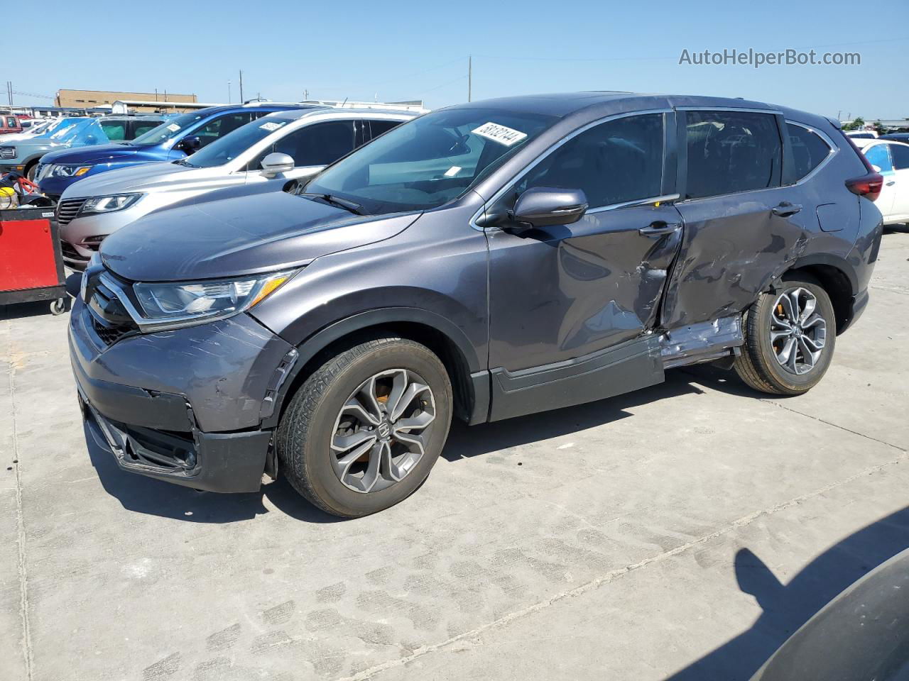 2020 Honda Cr-v Ex Gray vin: 5J6RW2H55LL038760