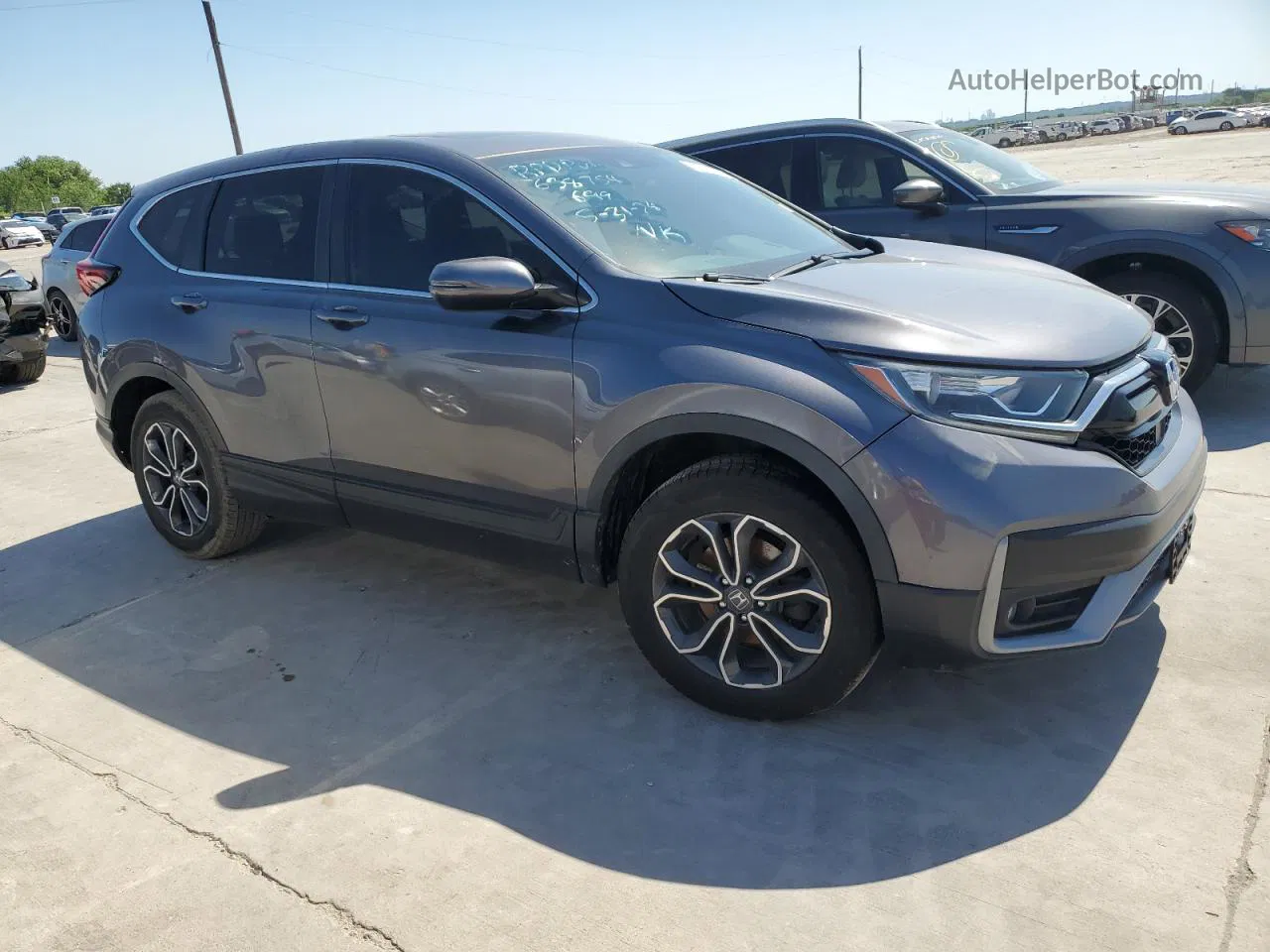 2020 Honda Cr-v Ex Gray vin: 5J6RW2H55LL038760