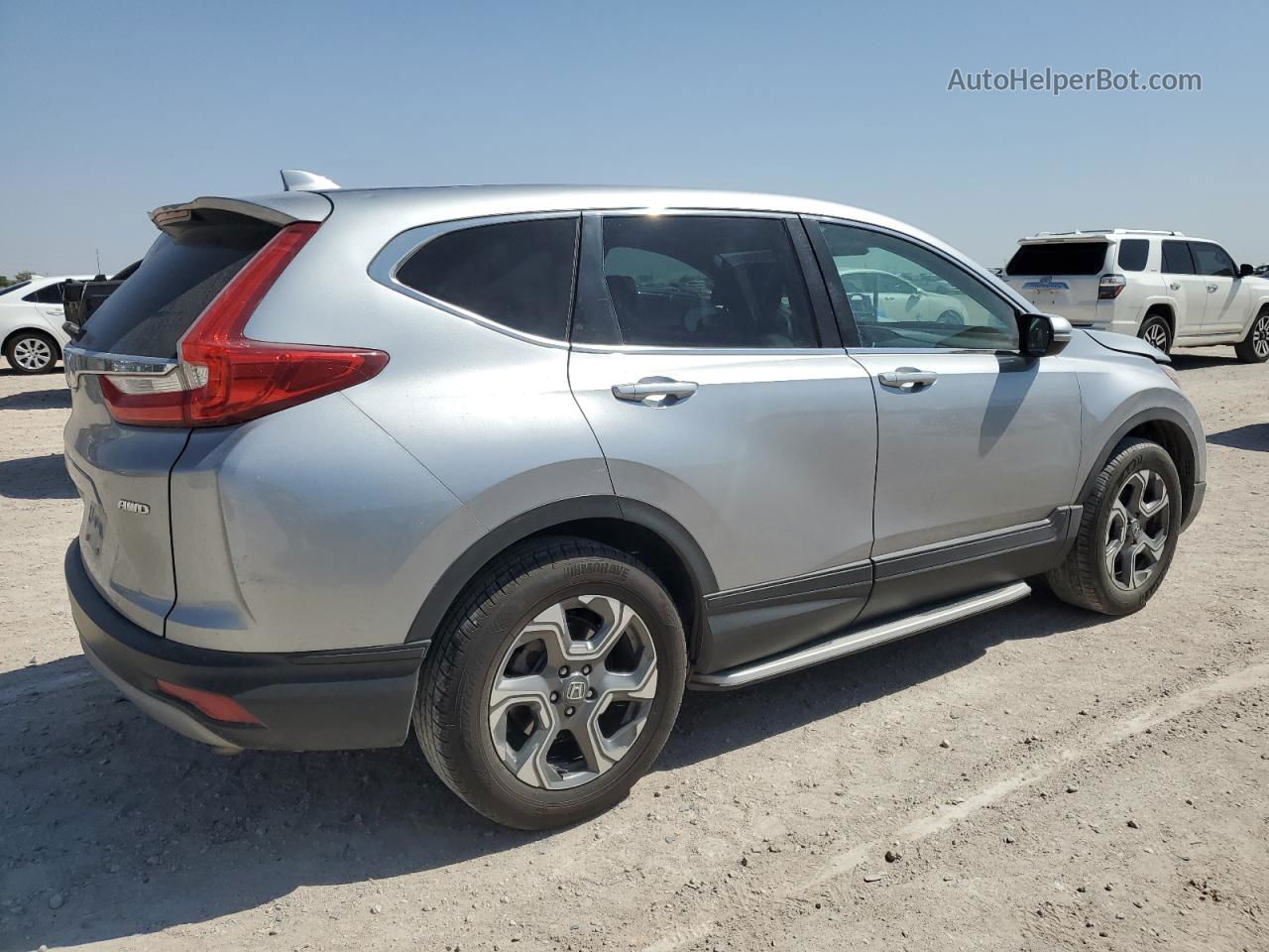 2018 Honda Cr-v Ex Silver vin: 5J6RW2H56JA001581