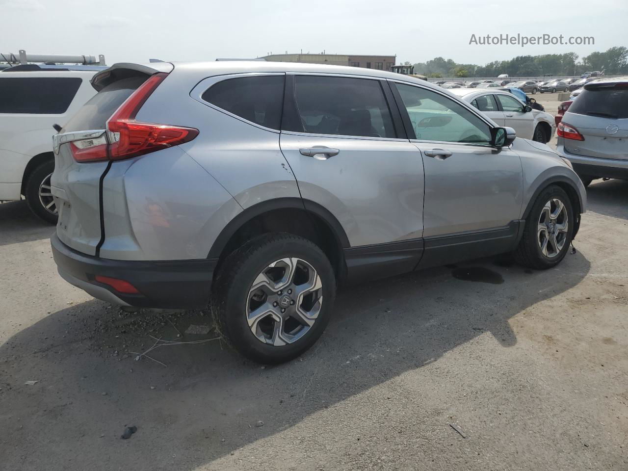 2019 Honda Cr-v Ex Серебряный vin: 5J6RW2H56KA018513