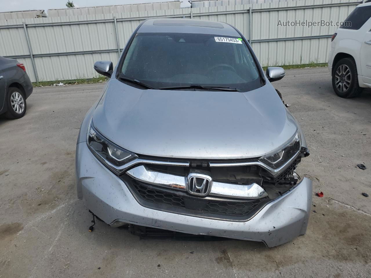 2019 Honda Cr-v Ex Silver vin: 5J6RW2H56KA018513