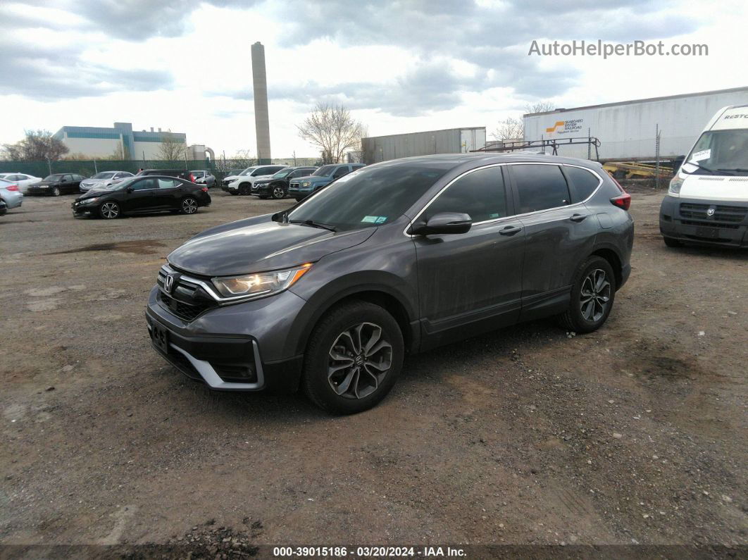 2020 Honda Cr-v Awd Ex Gray vin: 5J6RW2H56LA020750