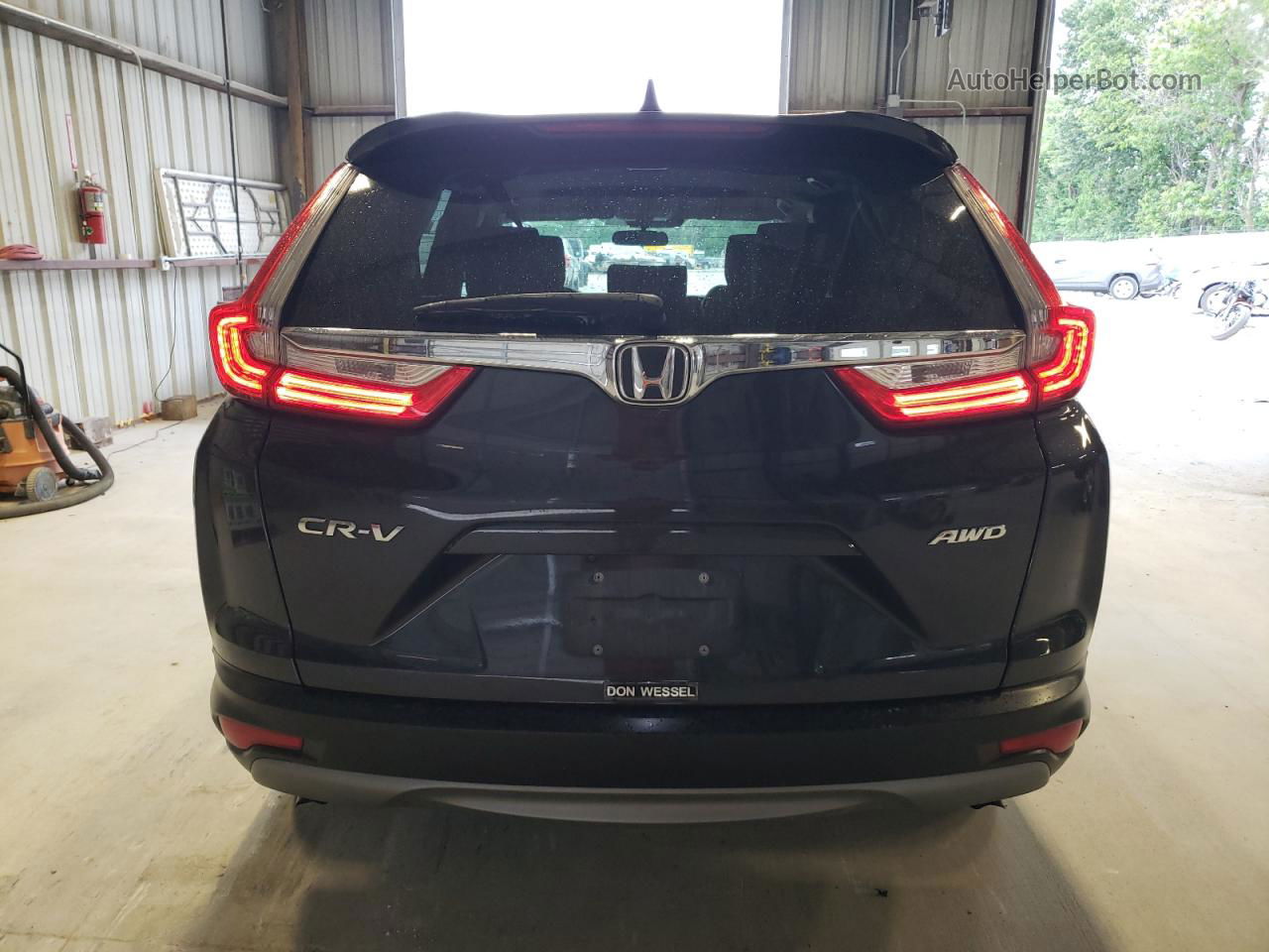 2017 Honda Cr-v Ex Blue vin: 5J6RW2H57HL032496