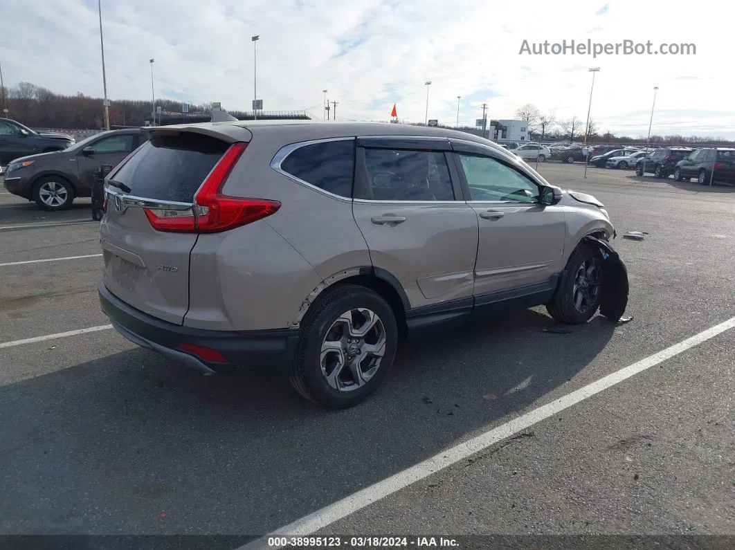 2018 Honda Cr-v Ex Brown vin: 5J6RW2H57JL000198