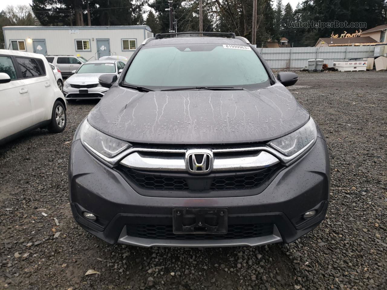 2019 Honda Cr-v Ex Gray vin: 5J6RW2H57KA011179