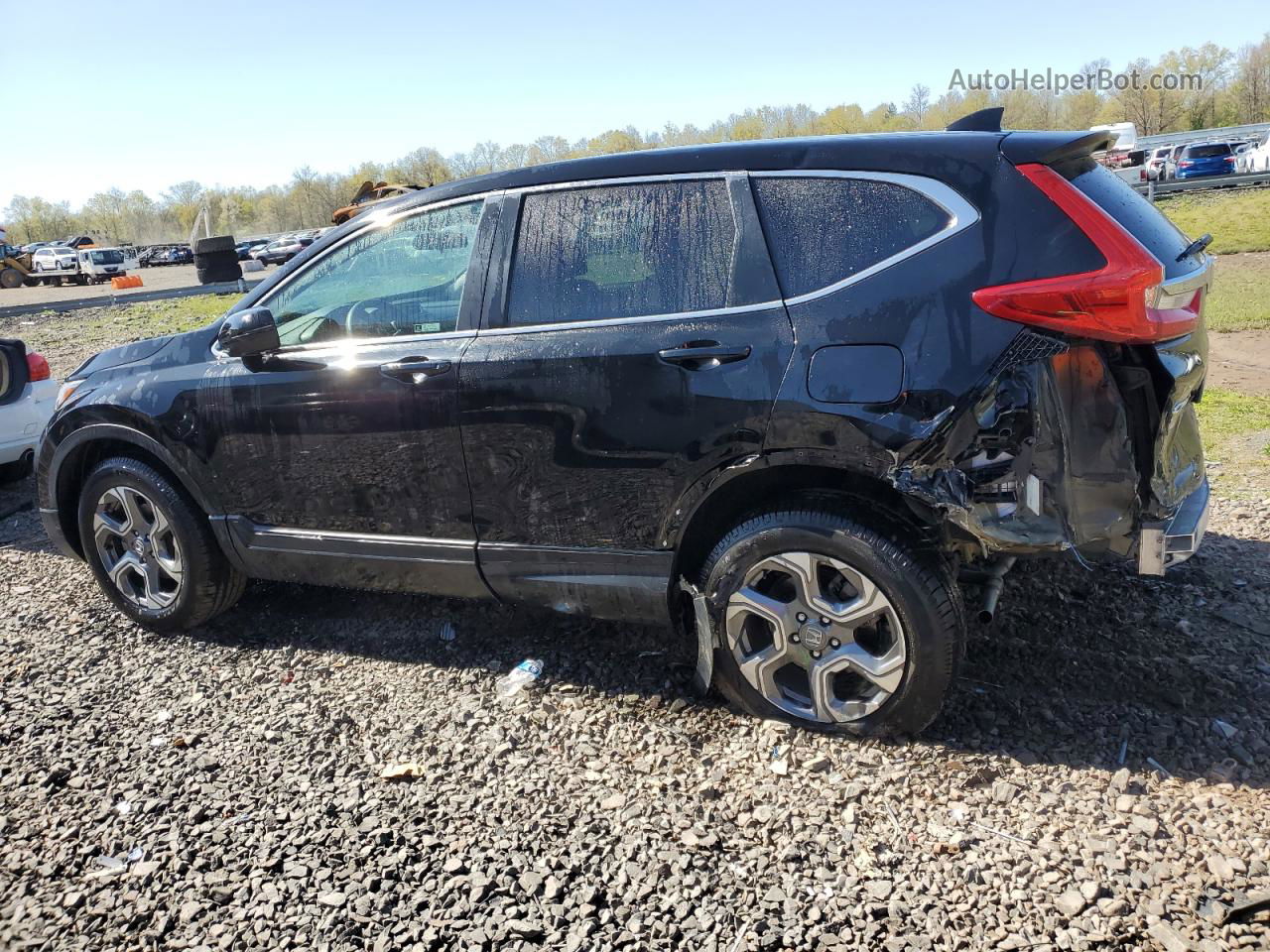 2019 Honda Cr-v Ex Black vin: 5J6RW2H57KA017709