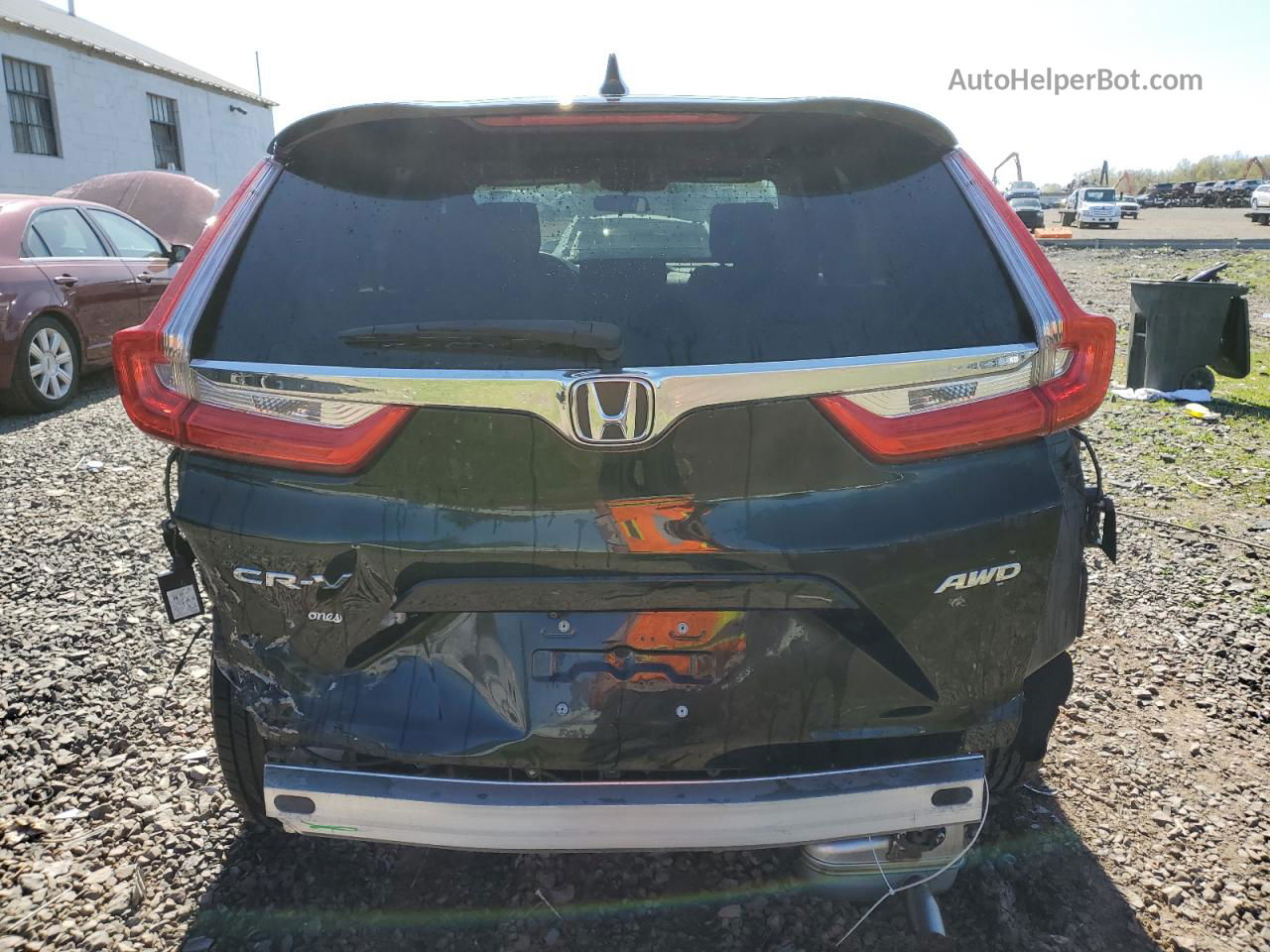 2019 Honda Cr-v Ex Black vin: 5J6RW2H57KA017709