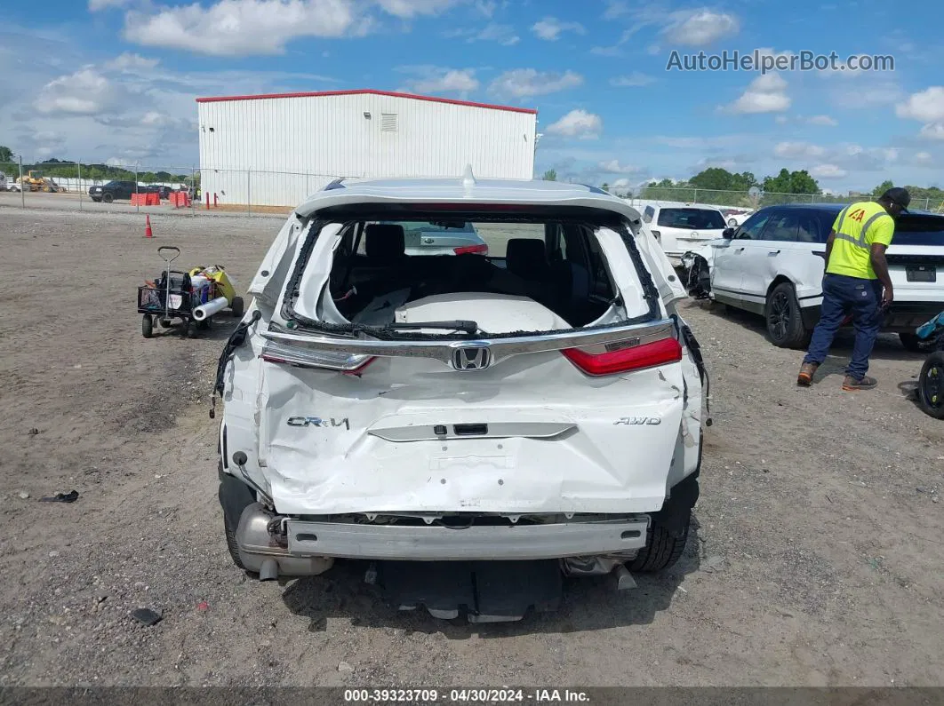 2019 Honda Cr-v Ex White vin: 5J6RW2H57KL027659