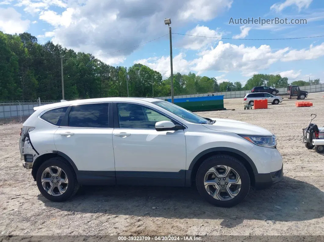 2019 Honda Cr-v Ex White vin: 5J6RW2H57KL027659