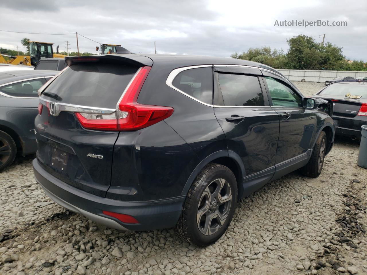 2019 Honda Cr-v Ex Black vin: 5J6RW2H57KL035843