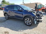 2017 Honda Cr-v Ex Синий vin: 5J6RW2H58HL028022