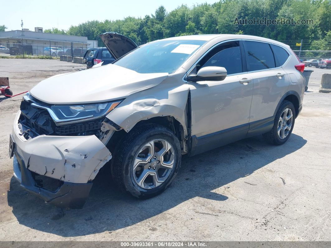 2017 Honda Cr-v Ex Tan vin: 5J6RW2H58HL071517