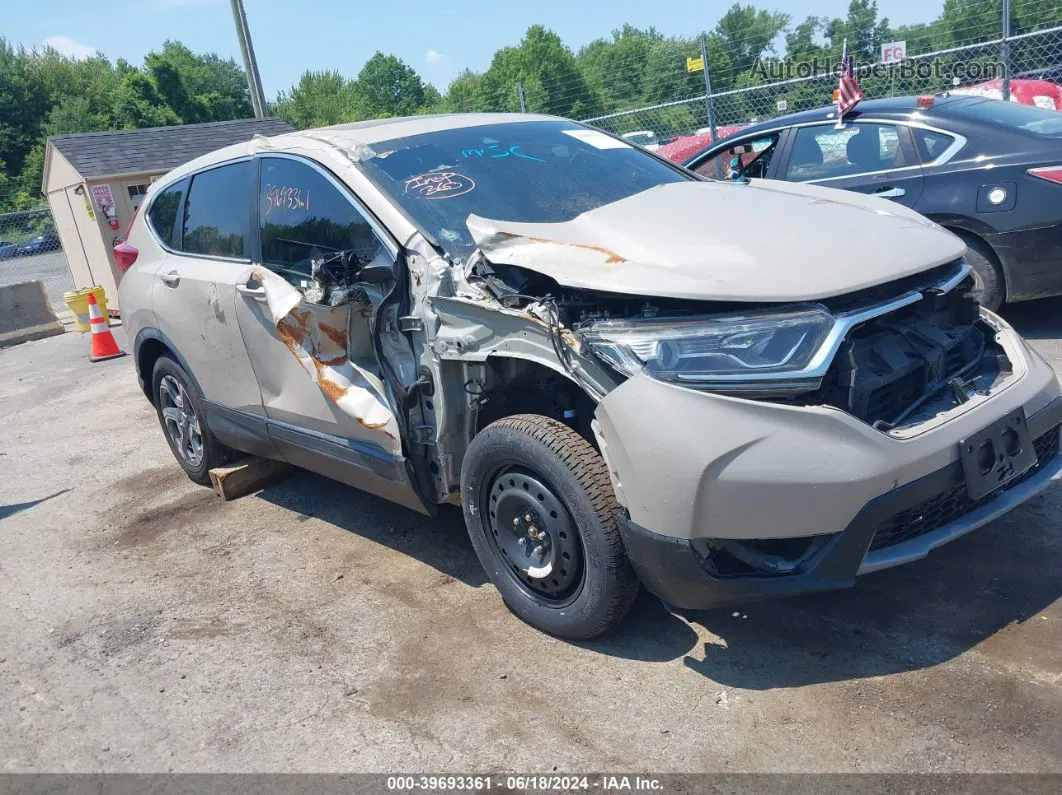 2017 Honda Cr-v Ex Tan vin: 5J6RW2H58HL071517