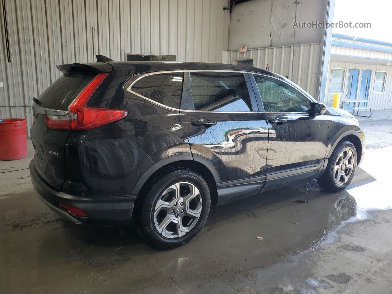 2018 Honda Cr-v Ex Черный vin: 5J6RW2H58JL032965