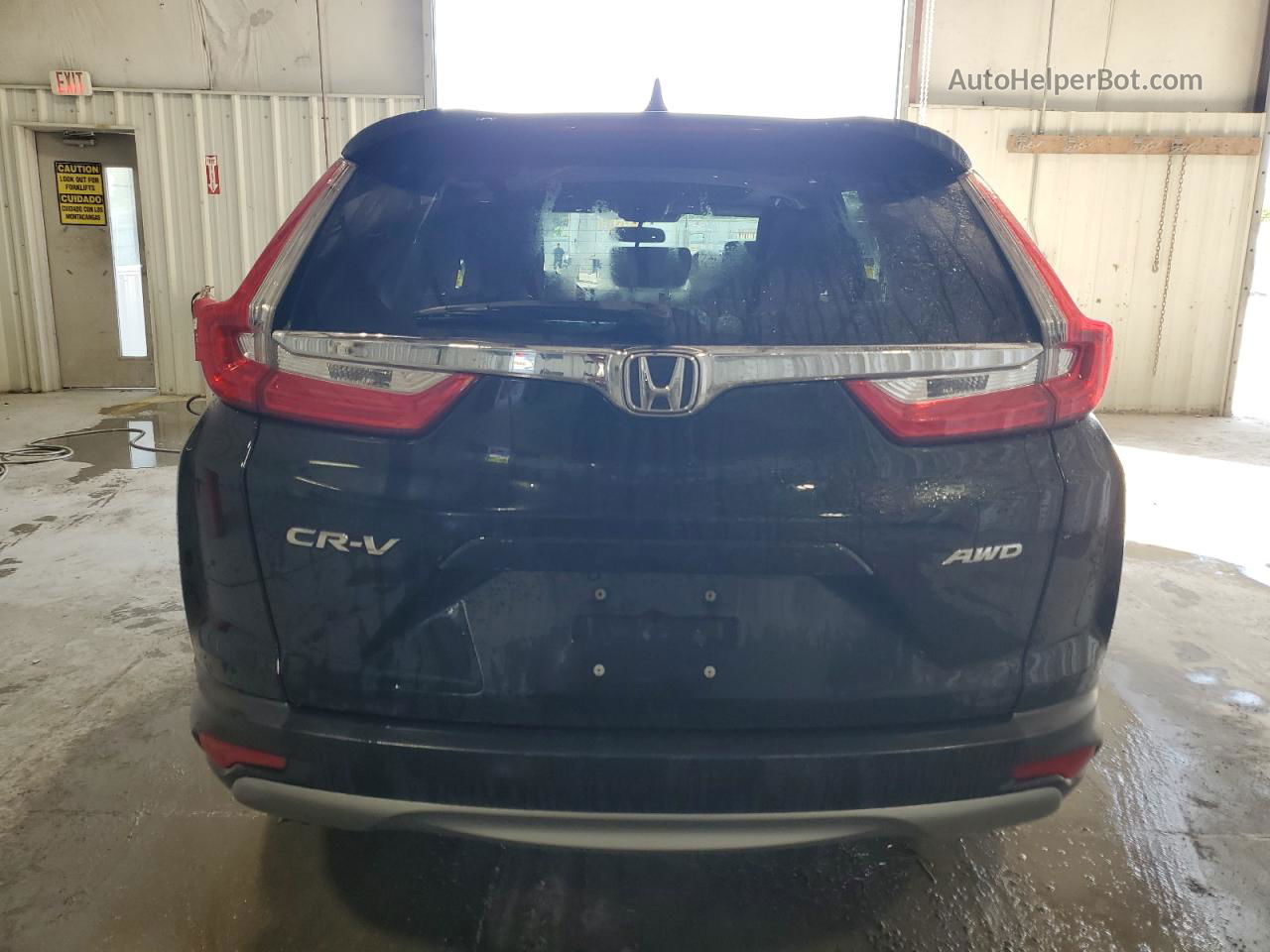 2018 Honda Cr-v Ex Черный vin: 5J6RW2H58JL032965