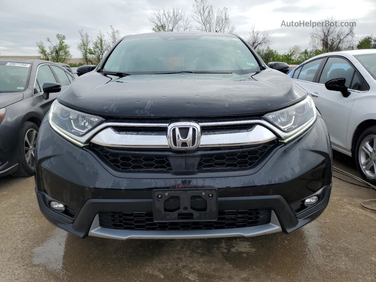 2019 Honda Cr-v Ex Черный vin: 5J6RW2H58KA000692