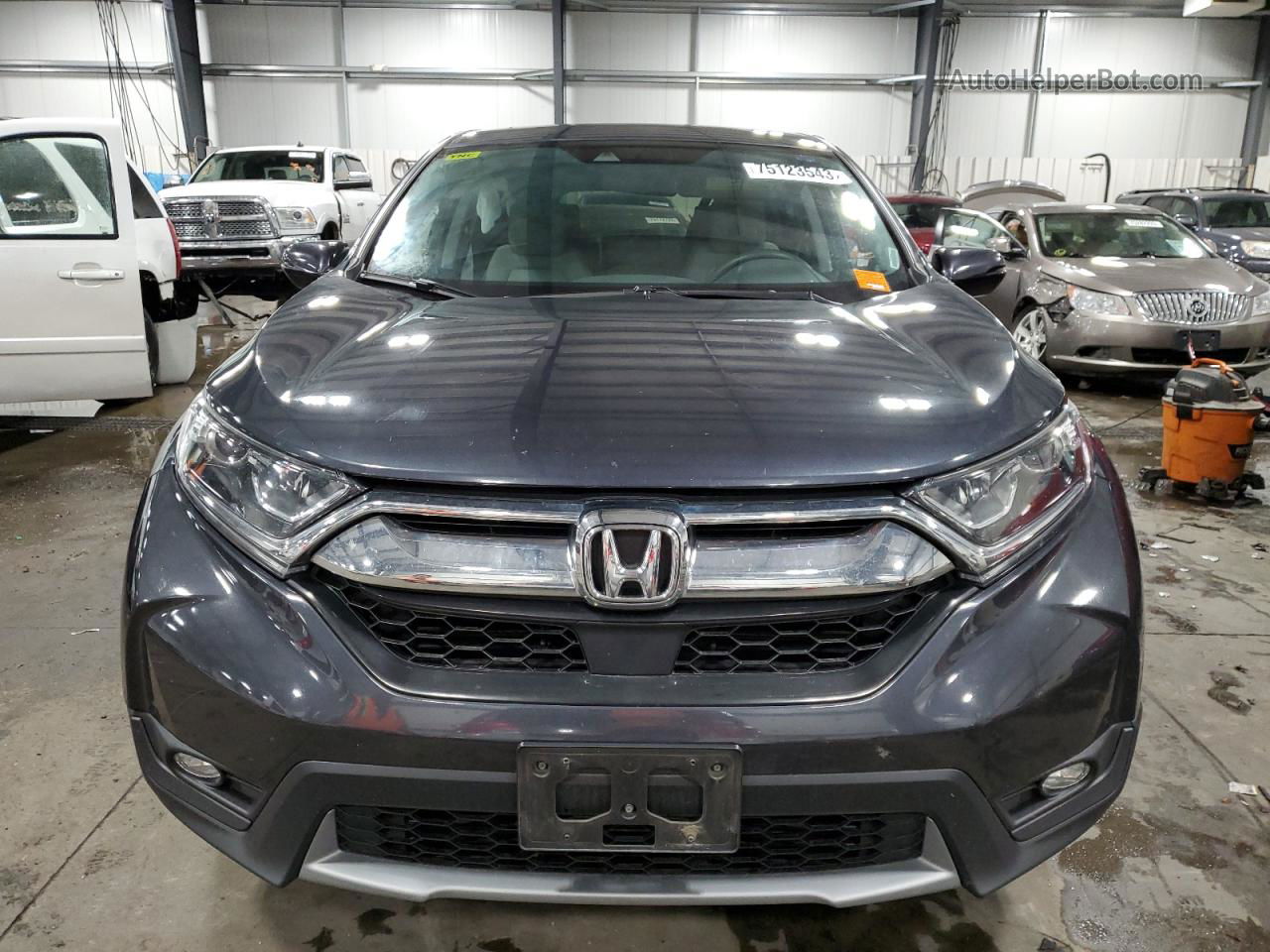 2019 Honda Cr-v Ex Gray vin: 5J6RW2H58KL000809