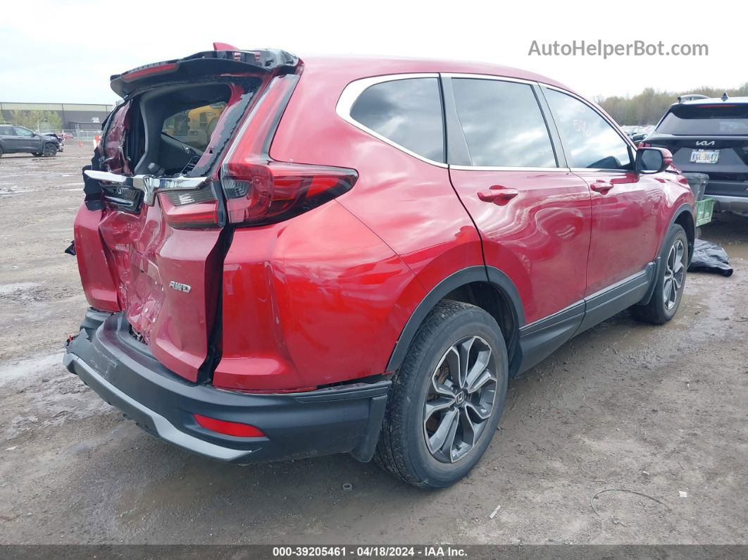 2020 Honda Cr-v Awd Ex Red vin: 5J6RW2H58LL025808