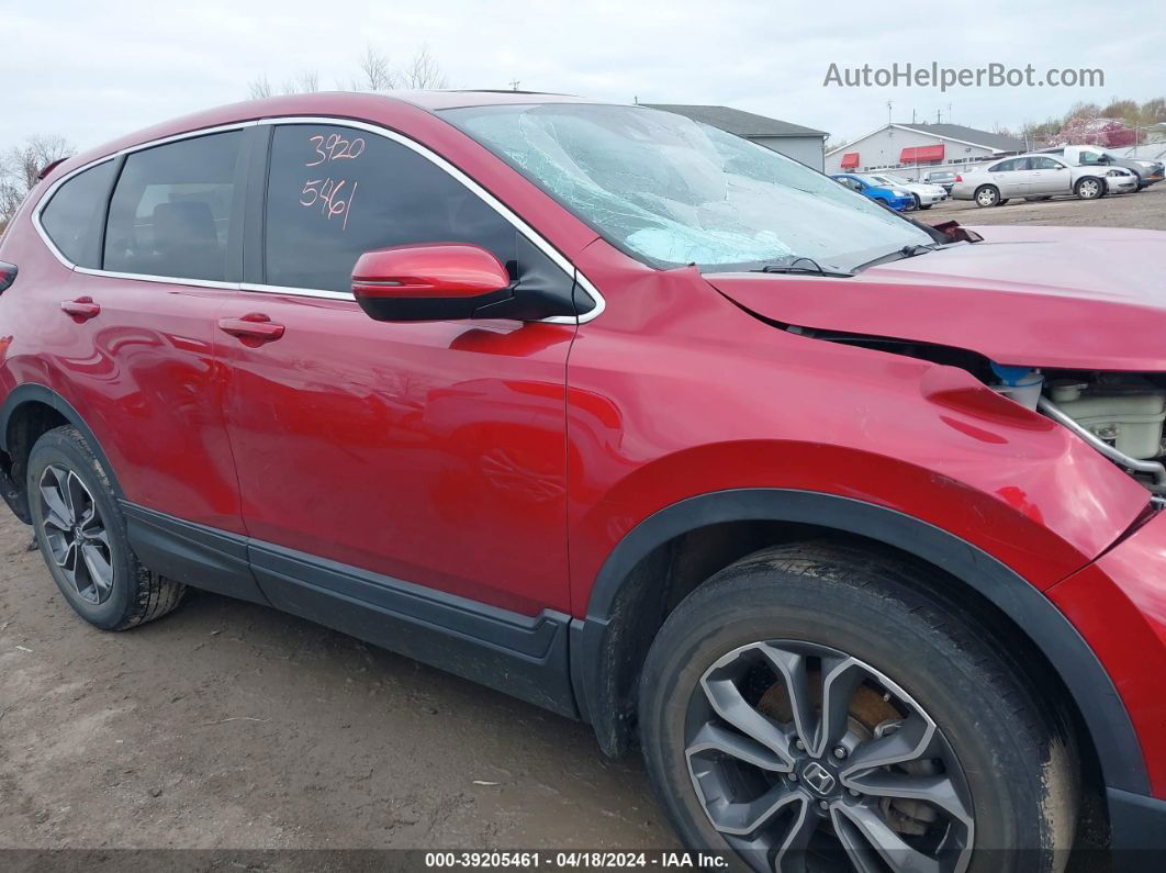 2020 Honda Cr-v Awd Ex Red vin: 5J6RW2H58LL025808