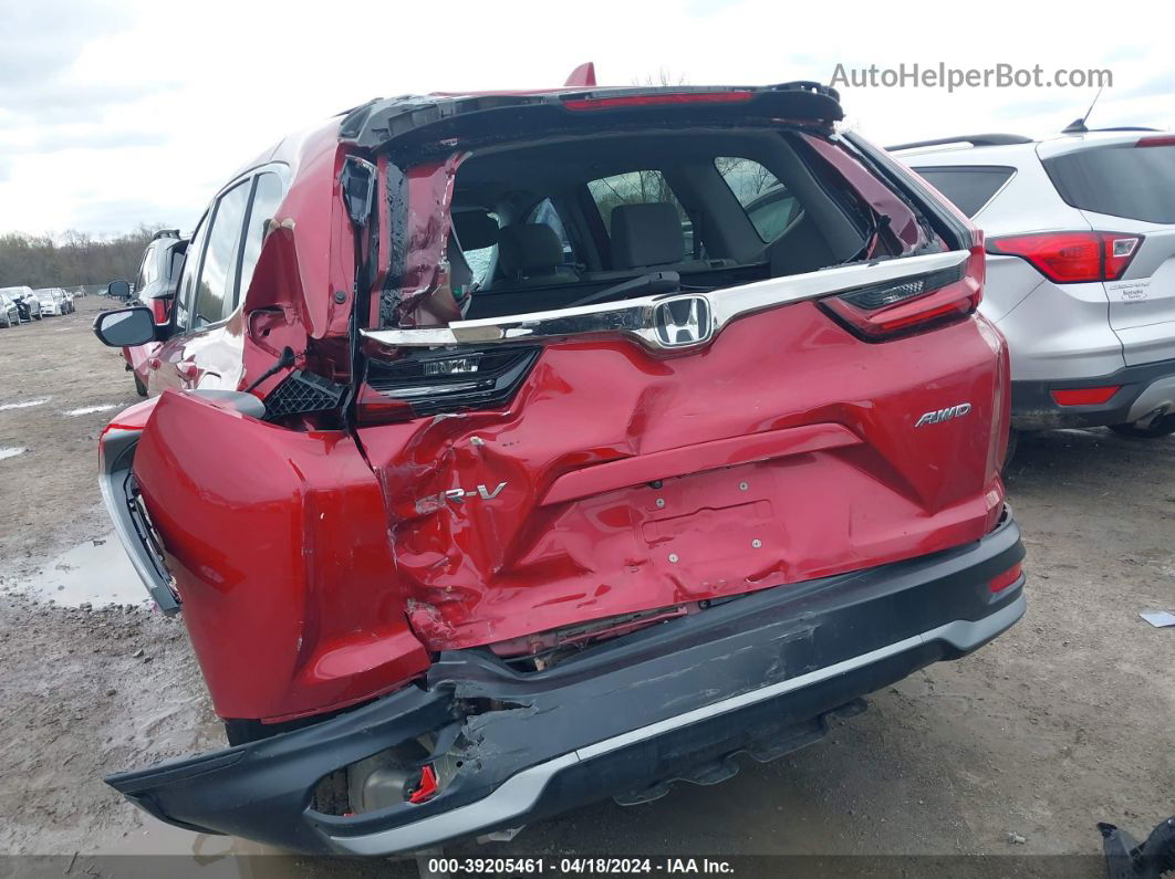 2020 Honda Cr-v Awd Ex Red vin: 5J6RW2H58LL025808