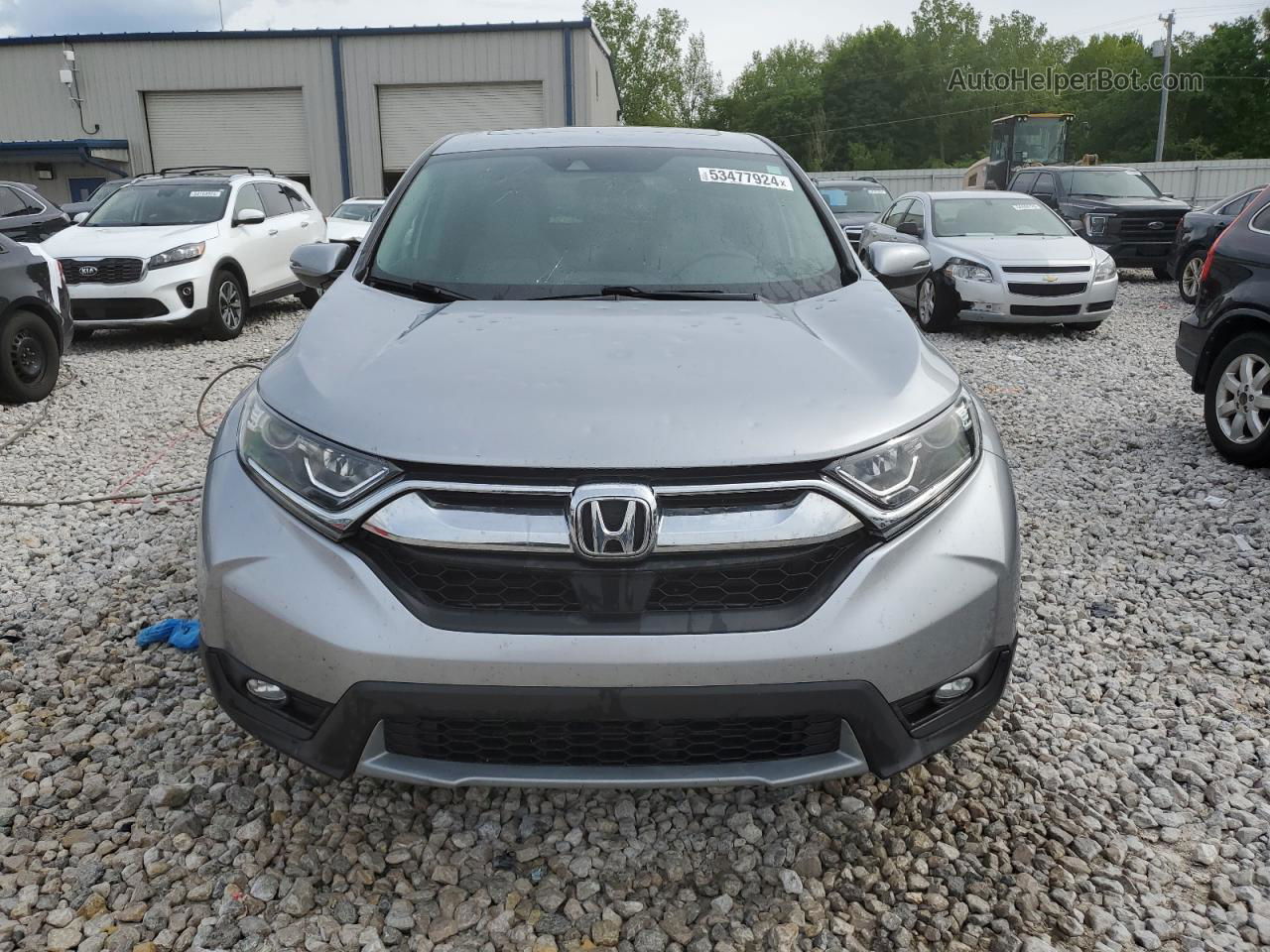 2017 Honda Cr-v Ex Серебряный vin: 5J6RW2H59HL041507