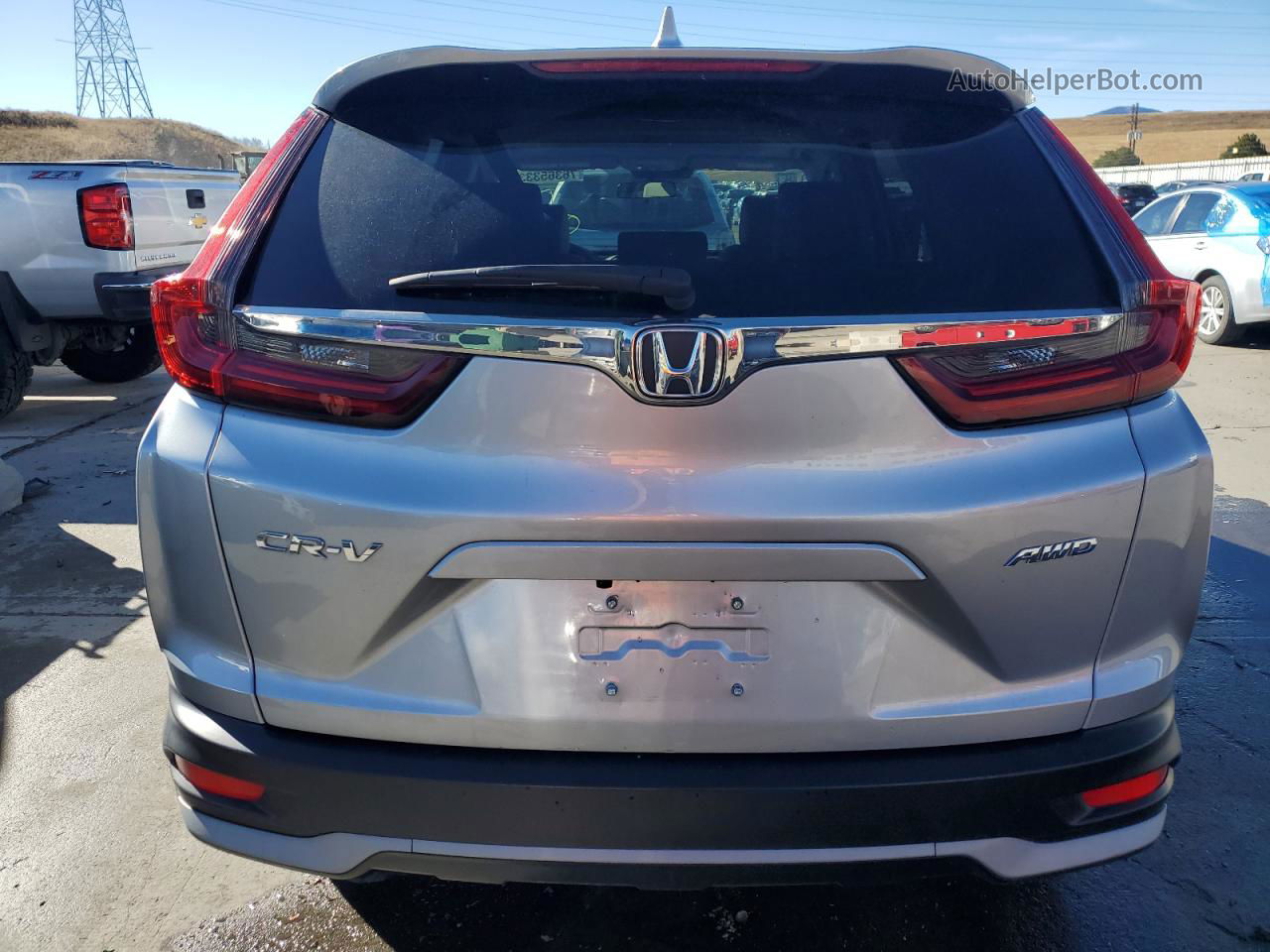 2020 Honda Cr-v Ex Silver vin: 5J6RW2H59LA018278