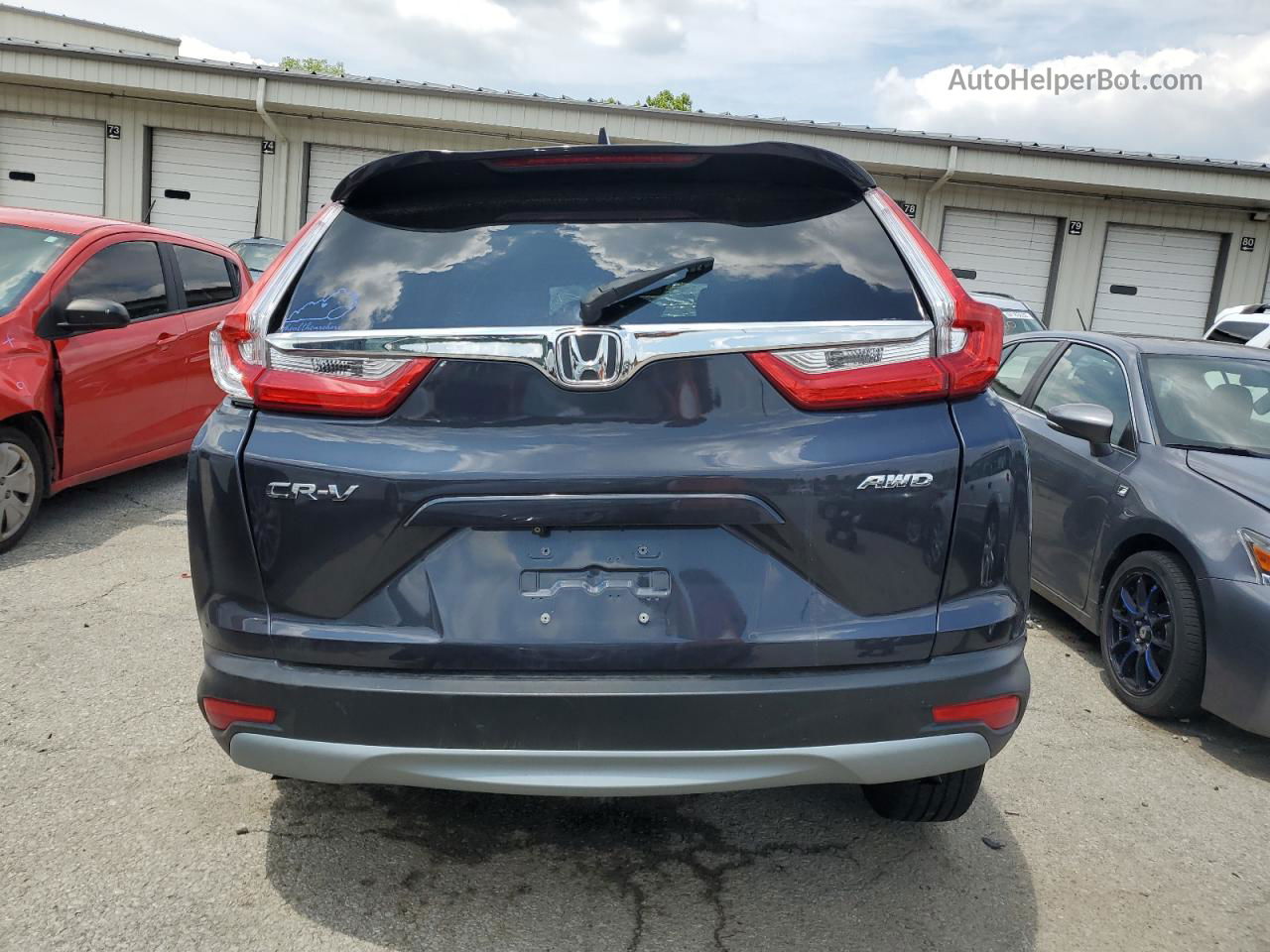 2017 Honda Cr-v Ex Gray vin: 5J6RW2H5XHL034680