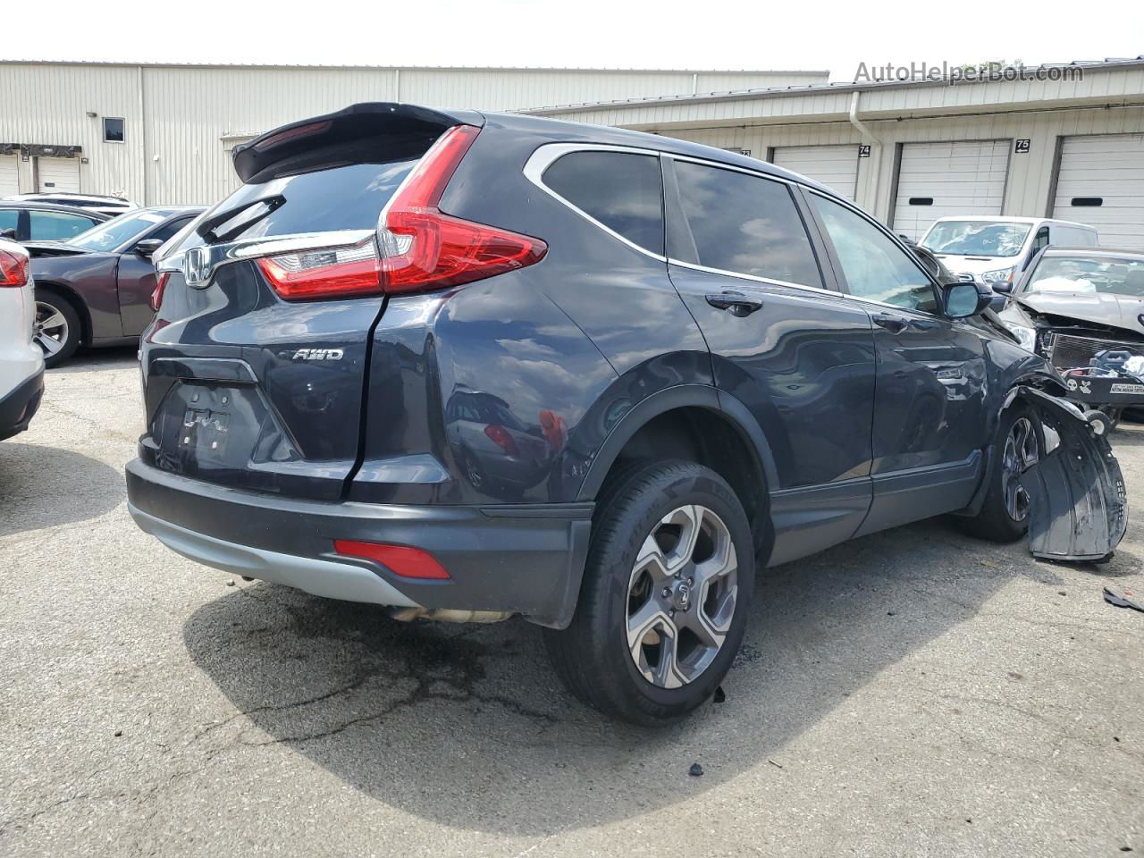 2017 Honda Cr-v Ex Gray vin: 5J6RW2H5XHL034680