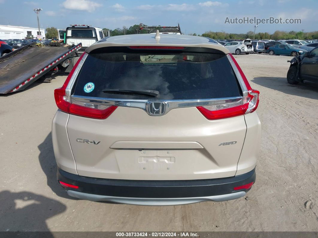 2017 Honda Cr-v Ex Beige vin: 5J6RW2H5XHL056940