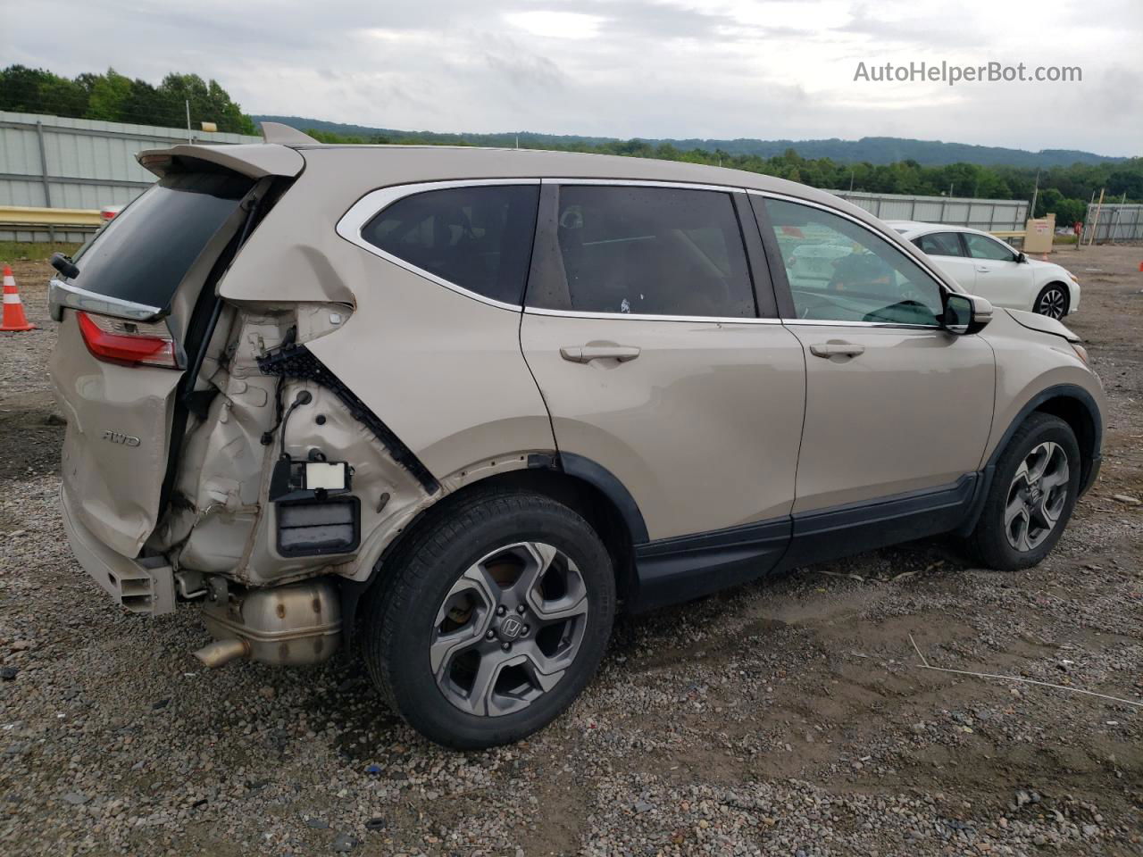 2018 Honda Cr-v Ex Tan vin: 5J6RW2H5XJL007470