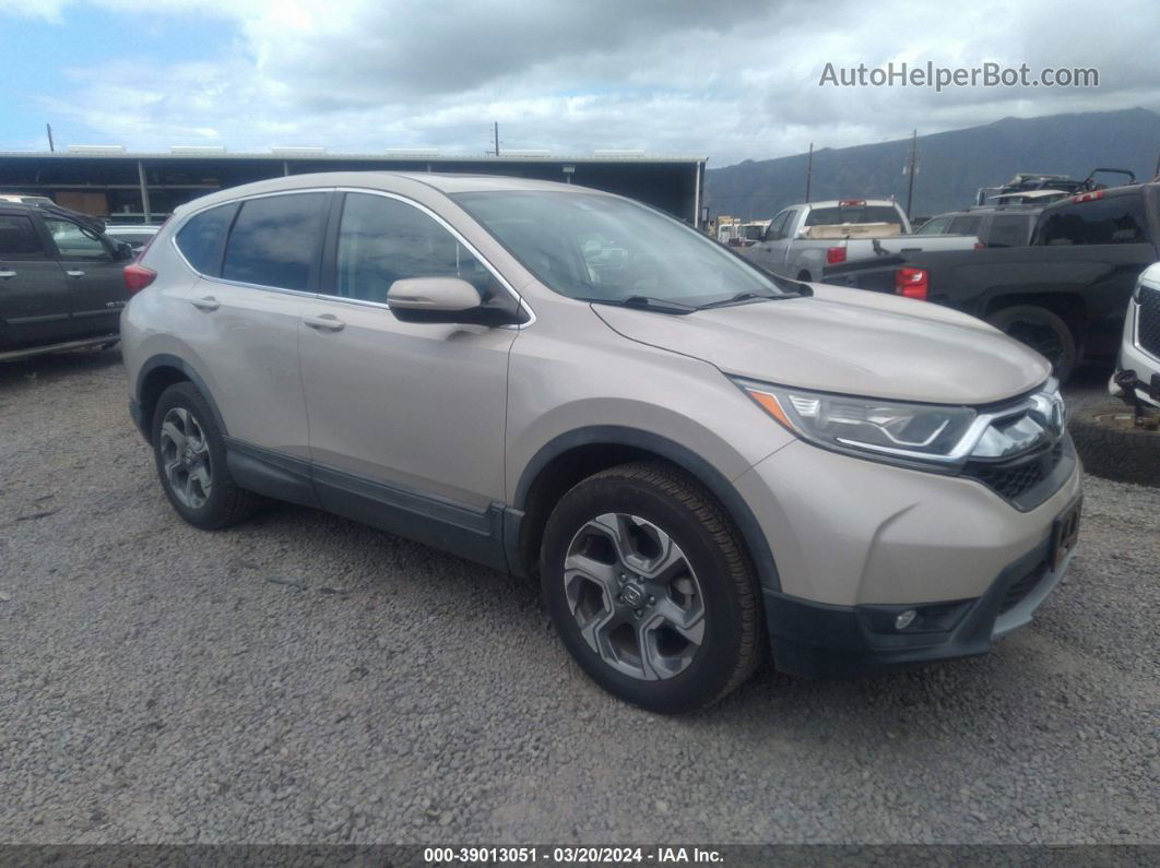 2018 Honda Cr-v Ex Коричневый vin: 5J6RW2H5XJL018985