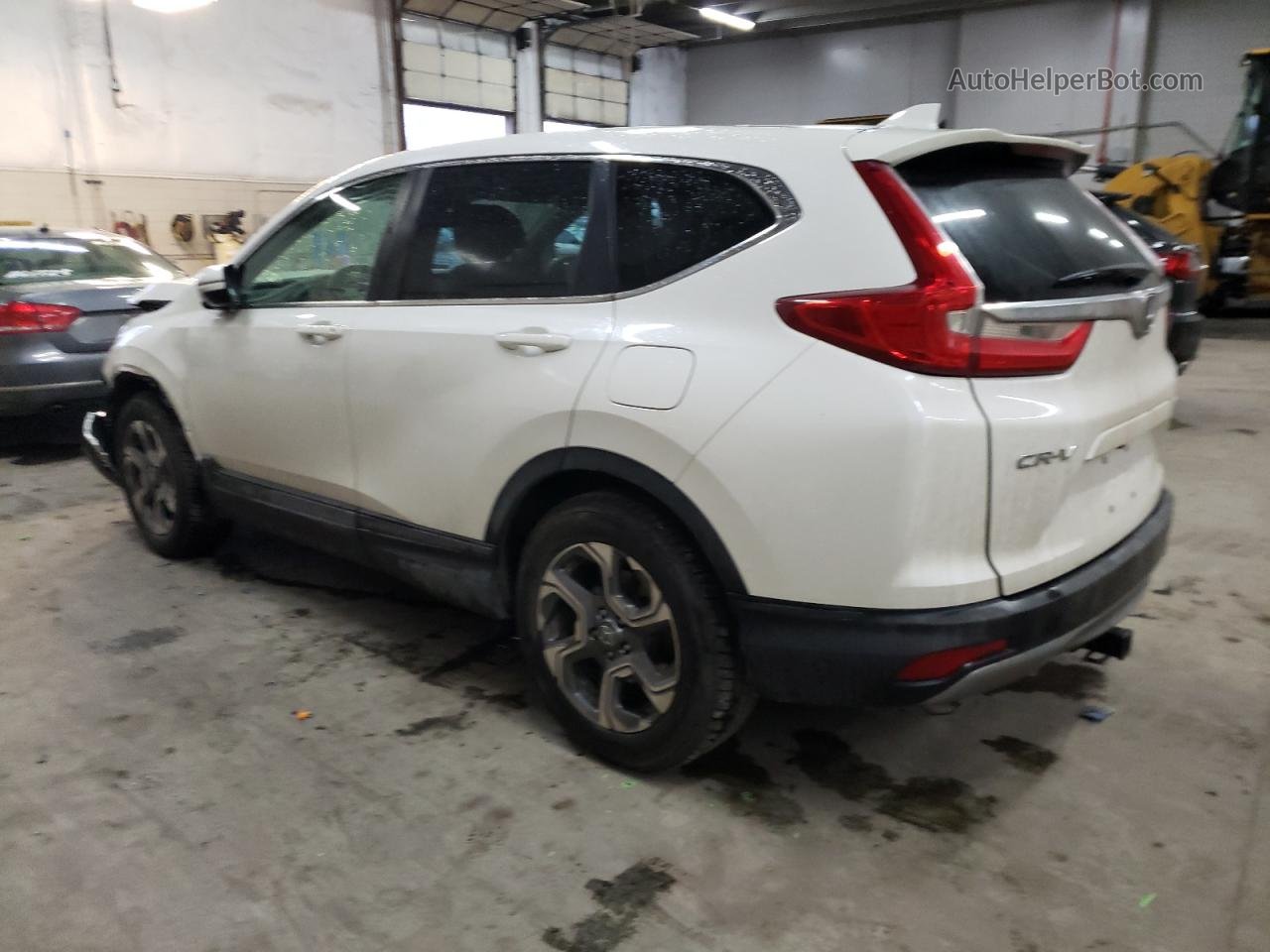 2018 Honda Cr-v Ex White vin: 5J6RW2H5XJL037374