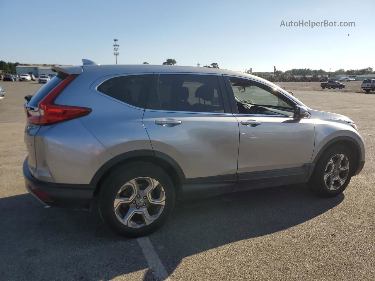 2019 Honda Cr-v Ex Silver vin: 5J6RW2H5XKA004372