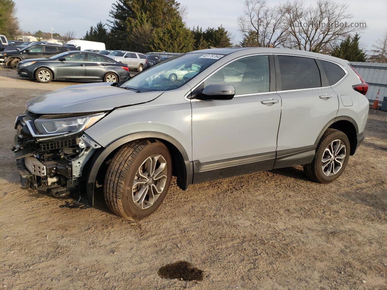 2020 Honda Cr-v Ex Серый vin: 5J6RW2H5XLL013580