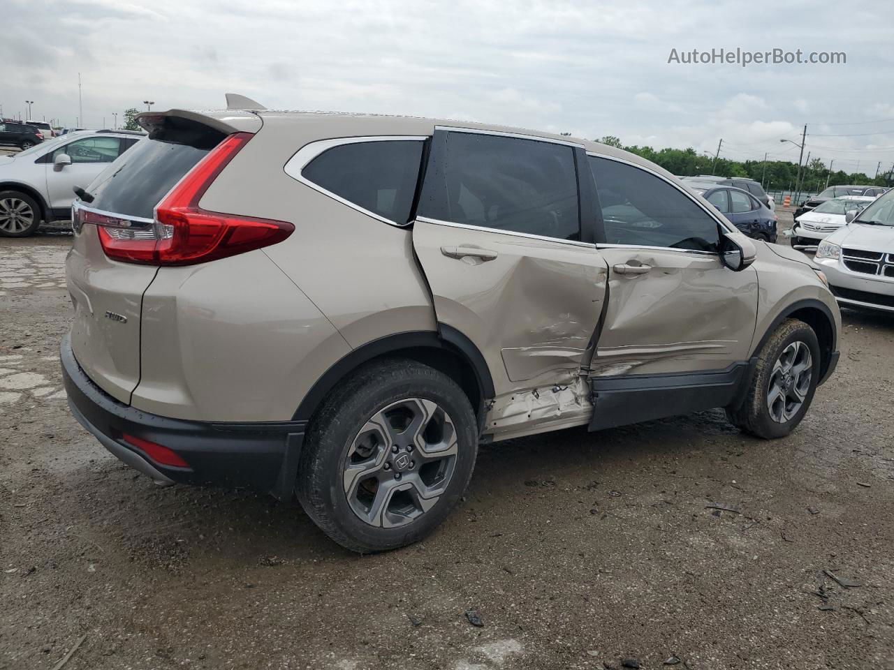 2017 Honda Cr-v Exl Tan vin: 5J6RW2H80HL046847