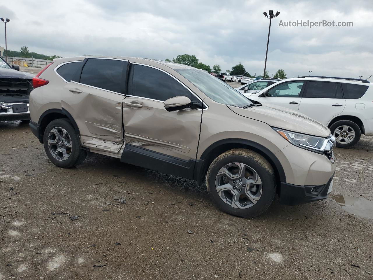 2017 Honda Cr-v Exl Tan vin: 5J6RW2H80HL046847