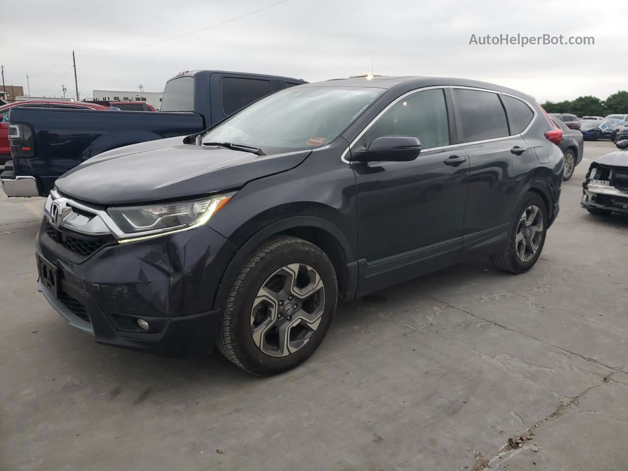 2017 Honda Cr-v Exl Угольный vin: 5J6RW2H80HL075622