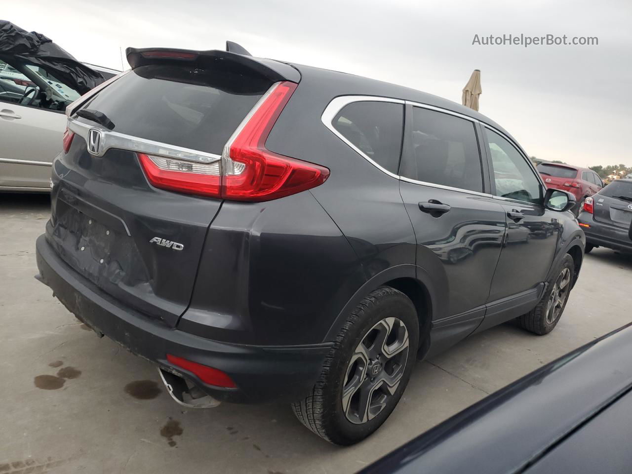 2017 Honda Cr-v Exl Угольный vin: 5J6RW2H80HL075622