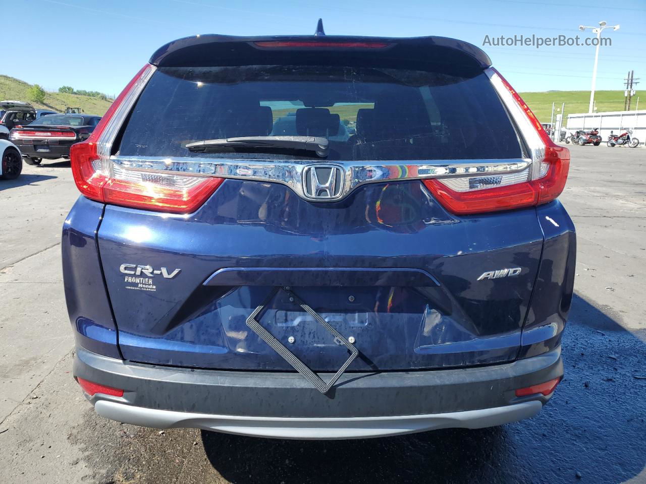 2019 Honda Cr-v Exl Blue vin: 5J6RW2H80KA015620