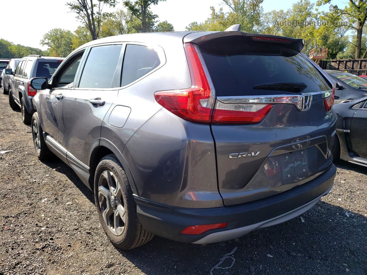 2017 Honda Cr-v Exl Gray vin: 5J6RW2H81HL008639