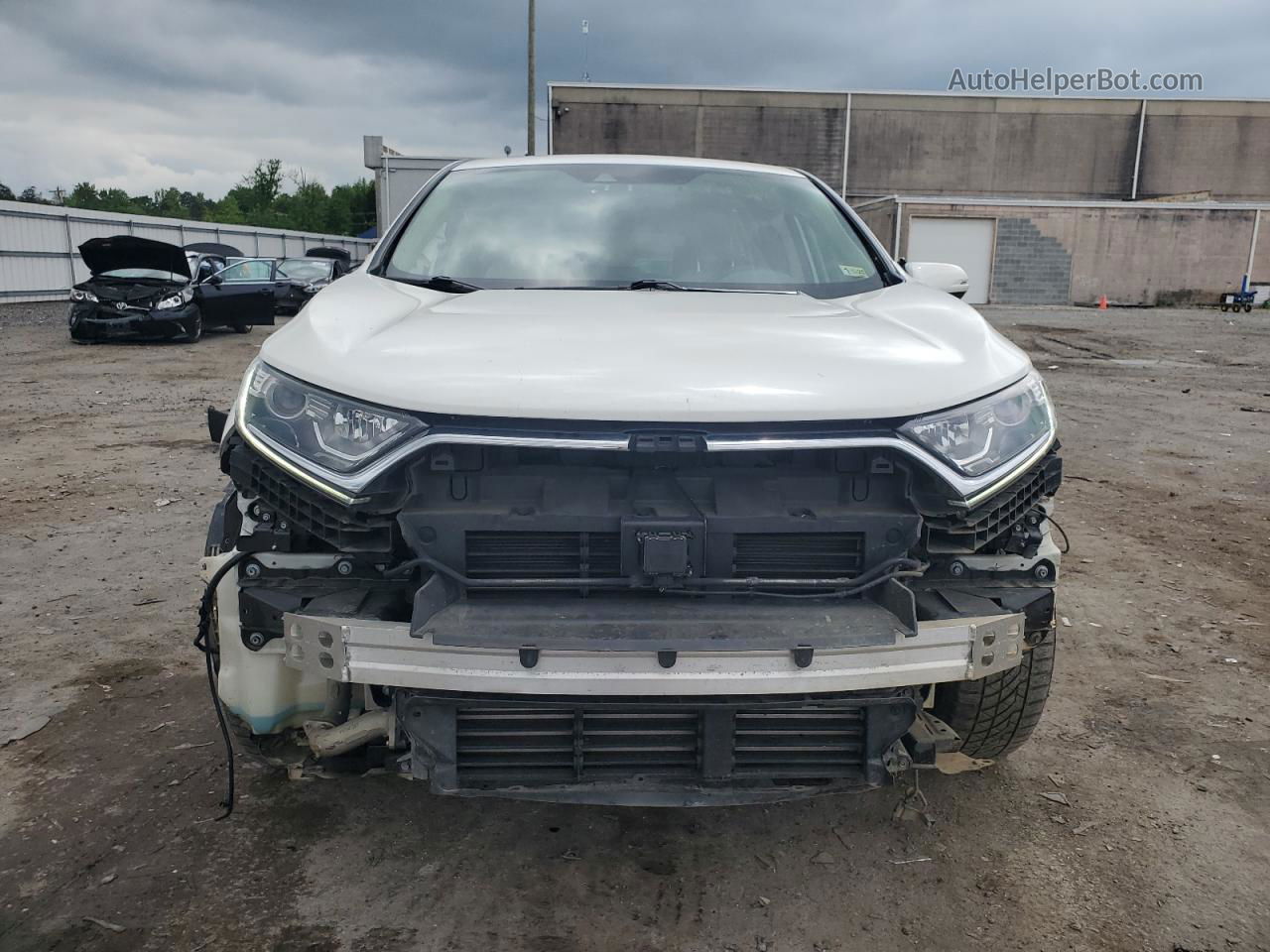 2017 Honda Cr-v Exl White vin: 5J6RW2H81HL053497