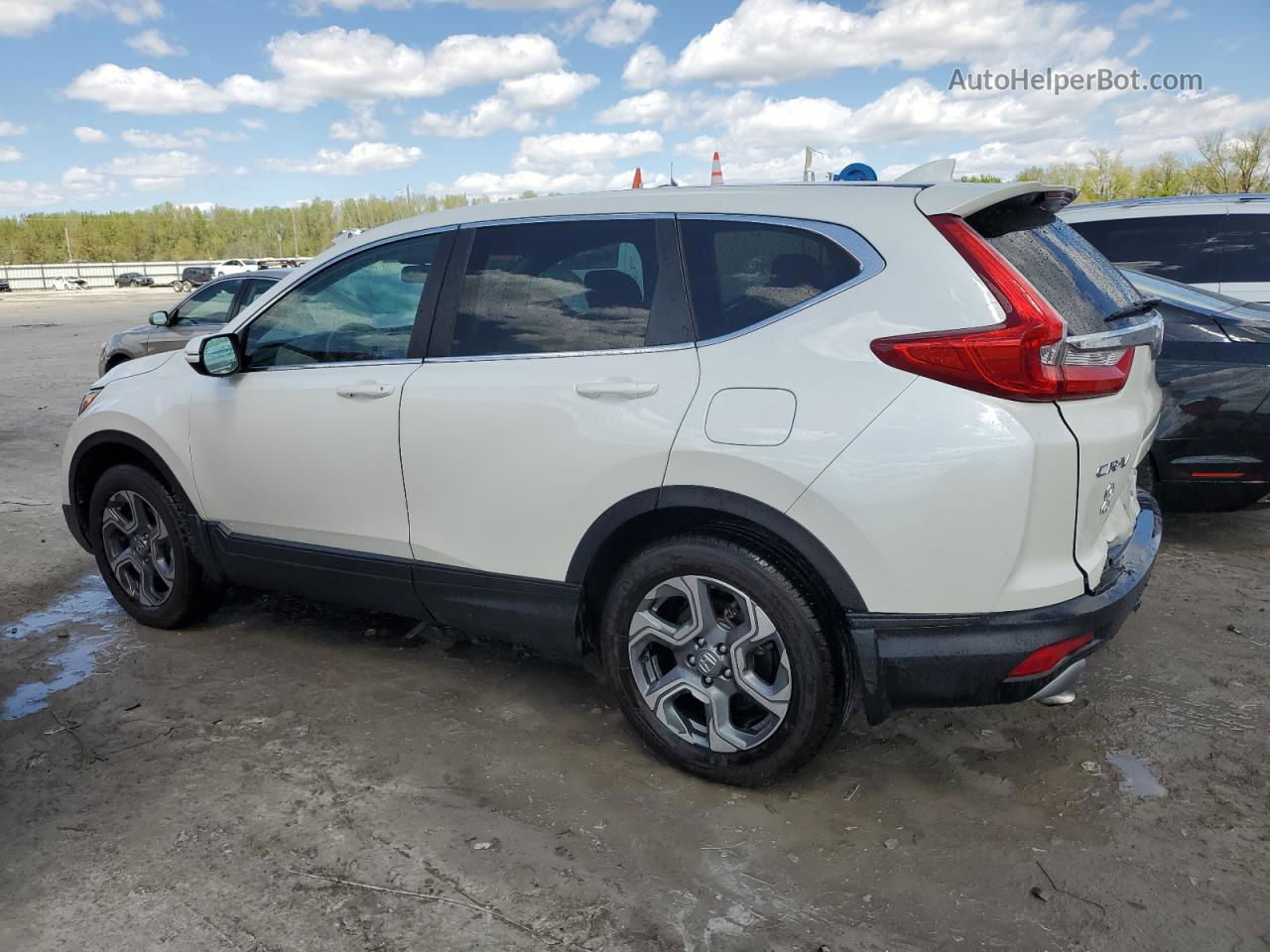 2017 Honda Cr-v Exl White vin: 5J6RW2H81HL061194