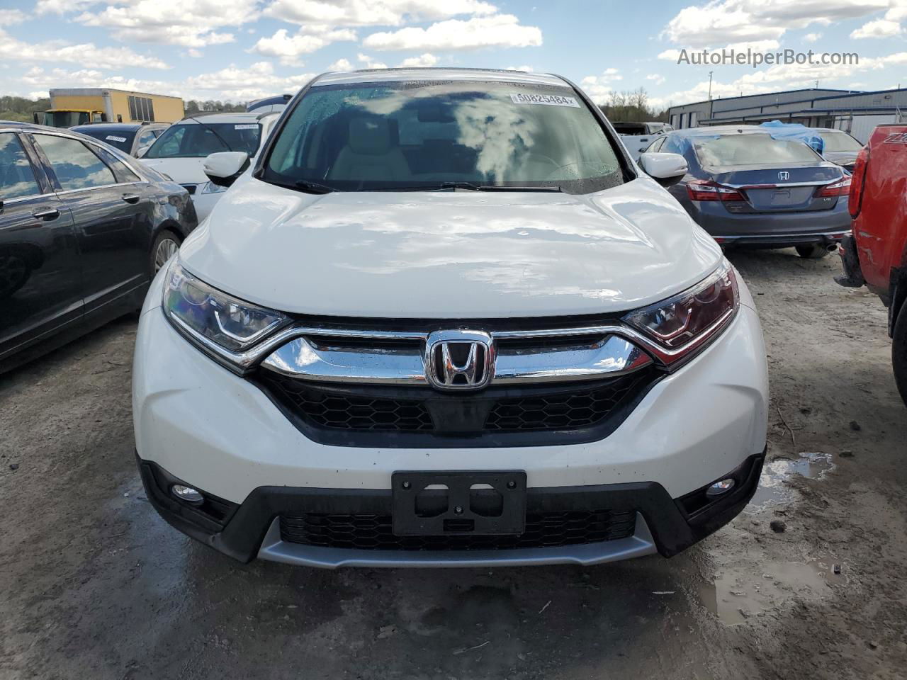 2017 Honda Cr-v Exl White vin: 5J6RW2H81HL061194