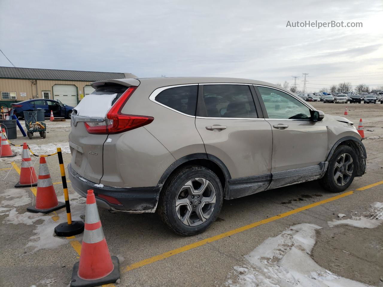 2018 Honda Cr-v Exl Tan vin: 5J6RW2H81JL027049