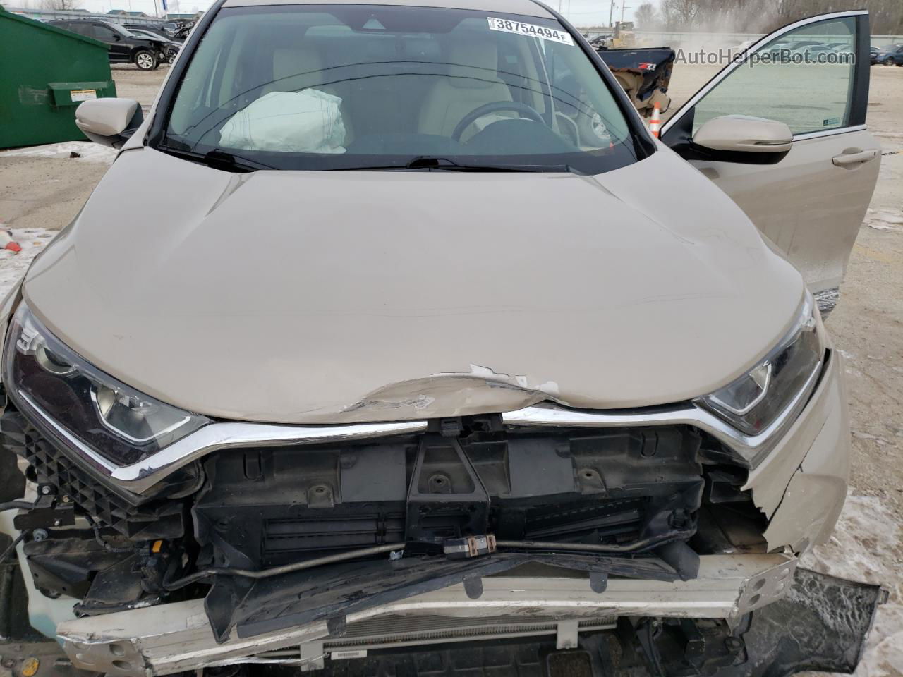 2018 Honda Cr-v Exl Tan vin: 5J6RW2H81JL027049