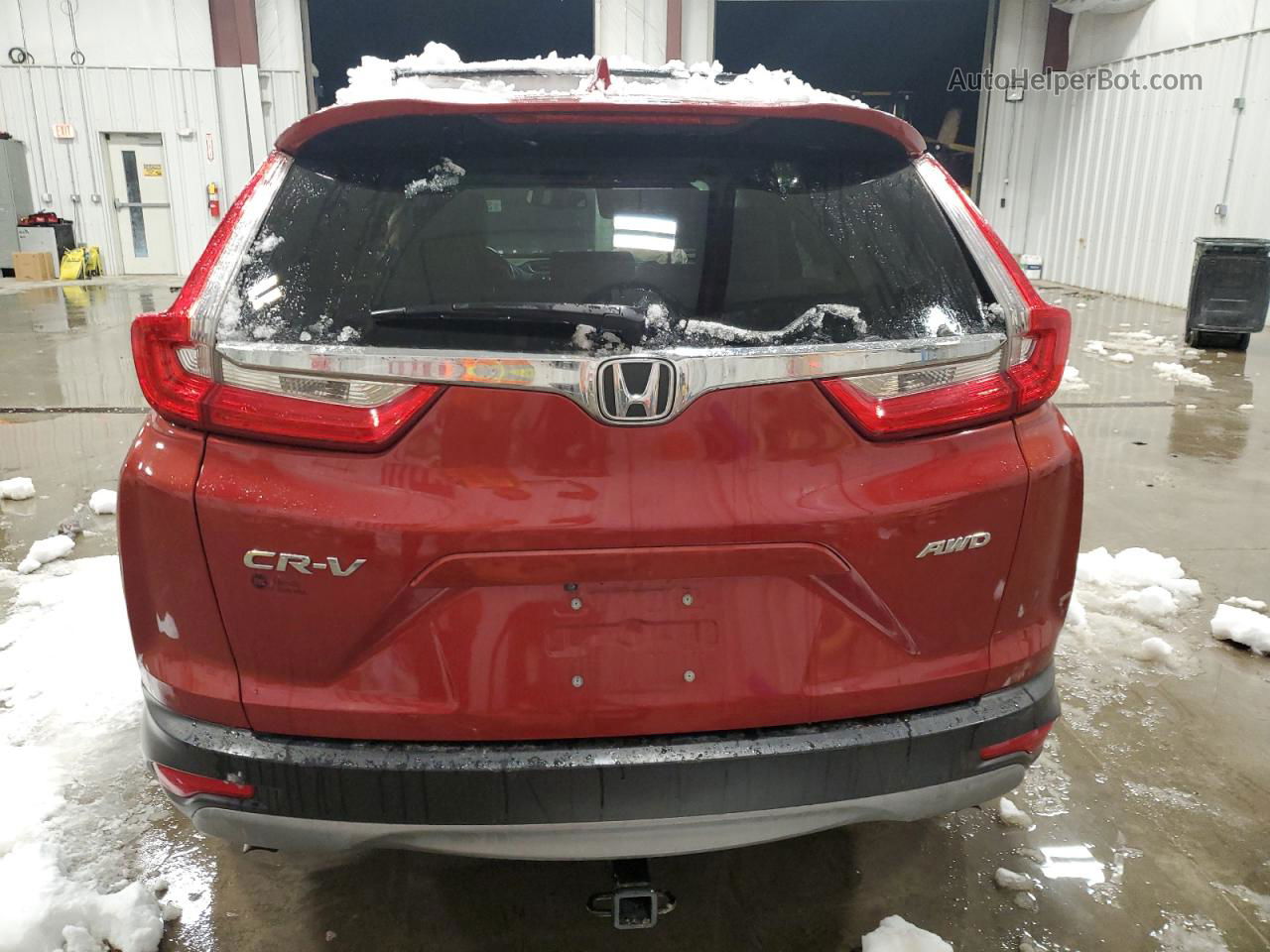 2018 Honda Cr-v Exl Бордовый vin: 5J6RW2H81JL029819