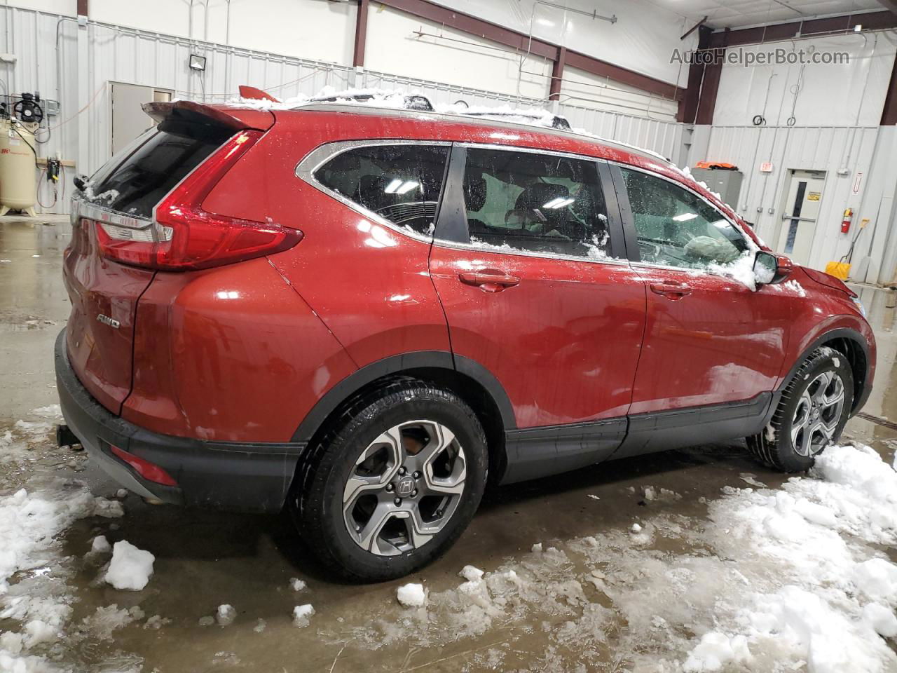 2018 Honda Cr-v Exl Burgundy vin: 5J6RW2H81JL029819